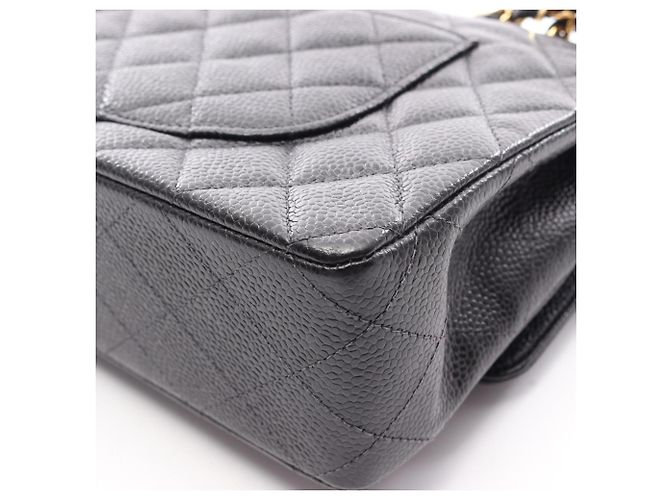 Borsa a tracolla Chanel Matelassé Double Flap Nero - vista 7