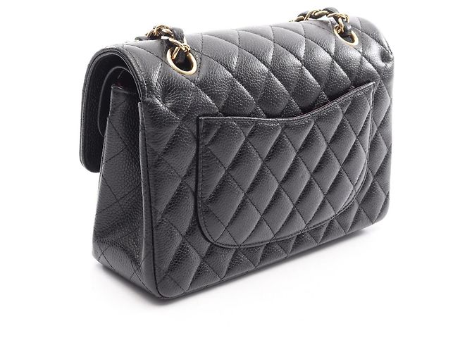 Borsa a tracolla Chanel Matelassé Double Flap Nero - vista 2