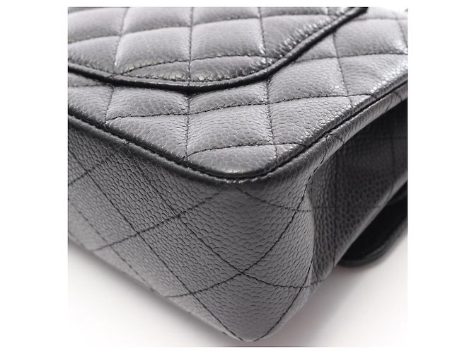 Borsa a tracolla Chanel Matelassé Double Flap Nero - vista 6