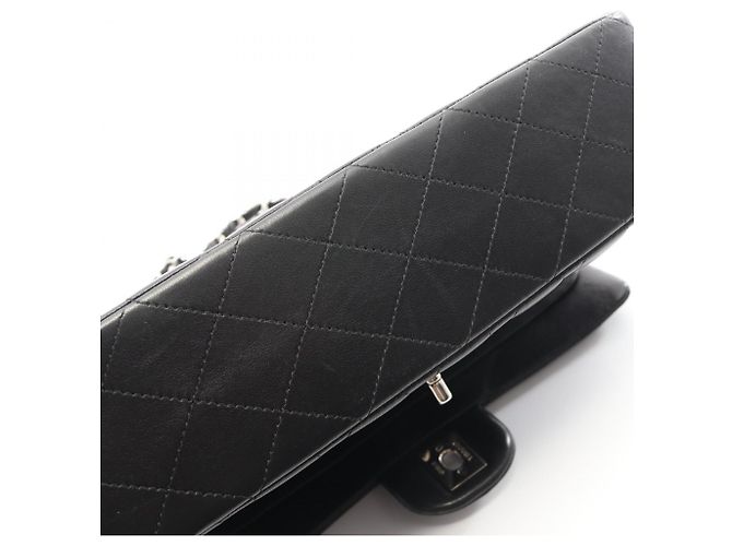 Borsa a tracolla Chanel Matelassé Double Flap Nero - vista 8