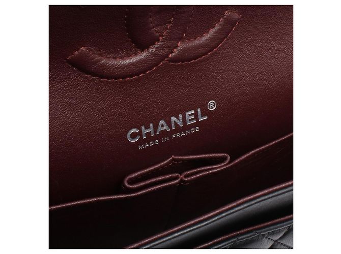 Borsa a tracolla Chanel Matelassé in pelle di agnello nera Nero - vista 4