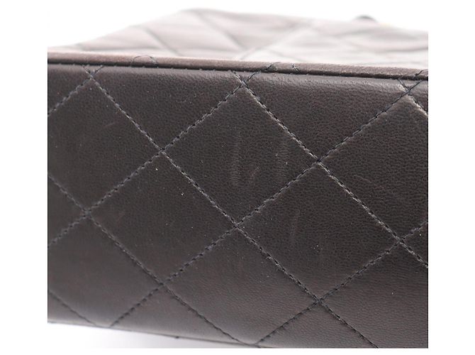 Borsa a tracolla Chanel Matelassé Double Flap Nero - vista 12