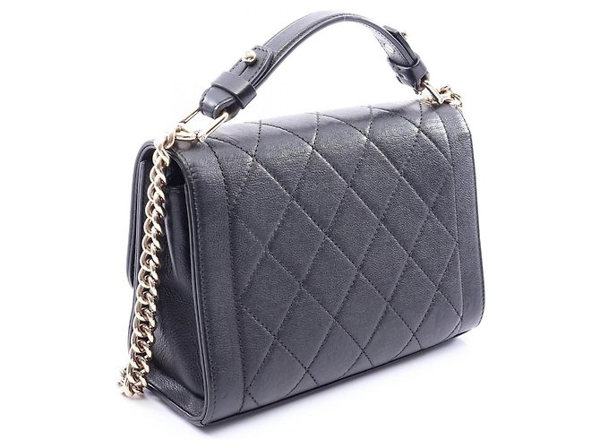 Borsa a mano/Borsa a tracolla Chanel Matelassé 2-Way Nero - vista 2