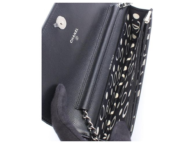 Borsa a tracolla Chanel Matelassé Nero - vista 3