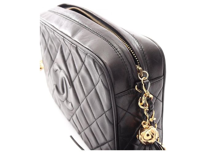 Borsa a tracolla Chanel Matelassé Nero - vista 13