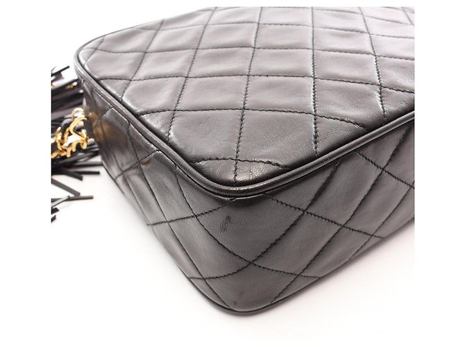 Borsa a tracolla Chanel Matelassé Nero - vista 8