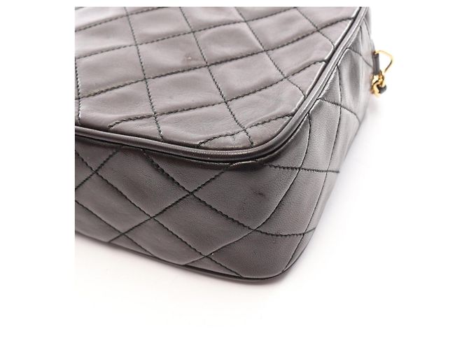 Borsa a tracolla Chanel Matelassé Nero - vista 9