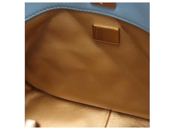 Borsa Hobo Small Matelassé Chanel Blu - vista 6