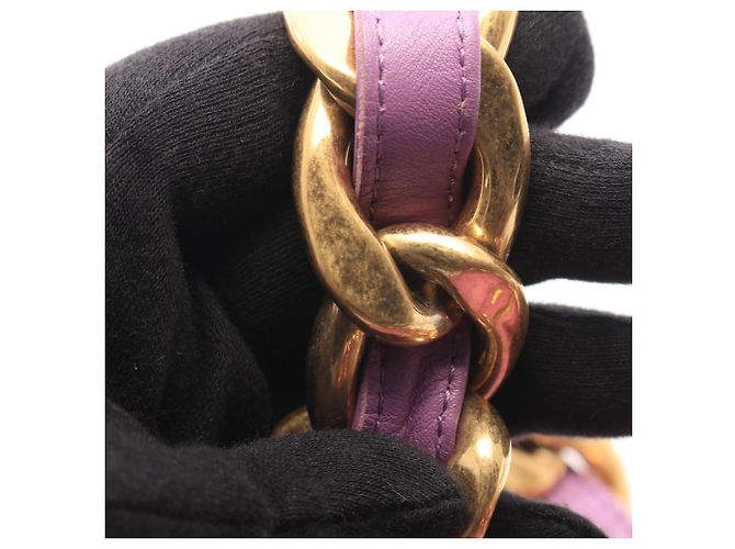 Chanel Matelassé Klappentasche Lila - Ansicht 10