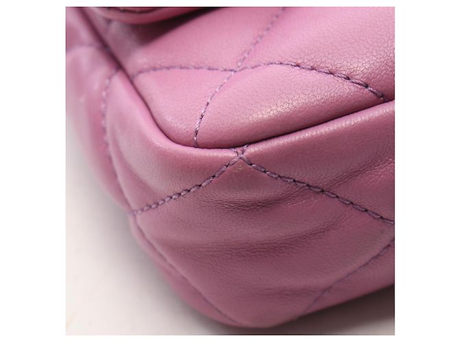 Chanel Matelassé Klappentasche Lila - Ansicht 6