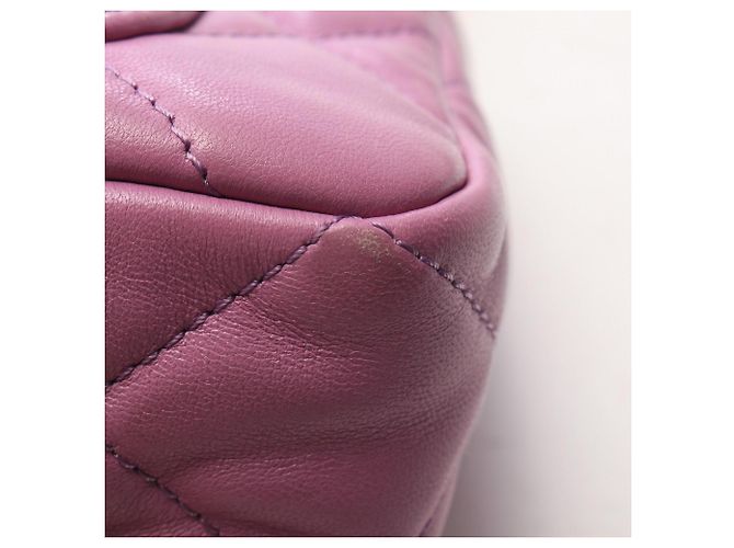 Chanel Matelassé Klappentasche Lila - Ansicht 7