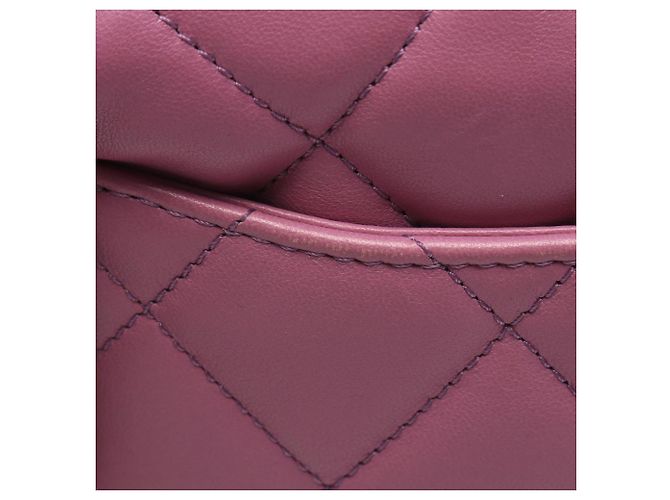 Chanel Matelassé Klappentasche Lila - Ansicht 8