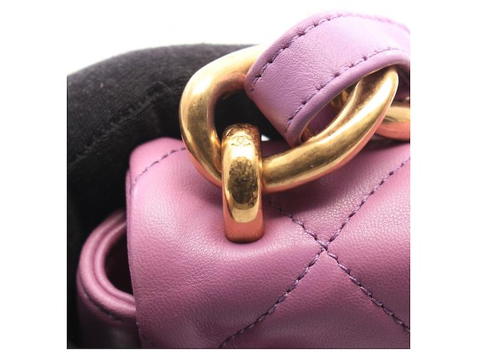 Chanel Matelassé Klappentasche Lila - Ansicht 9