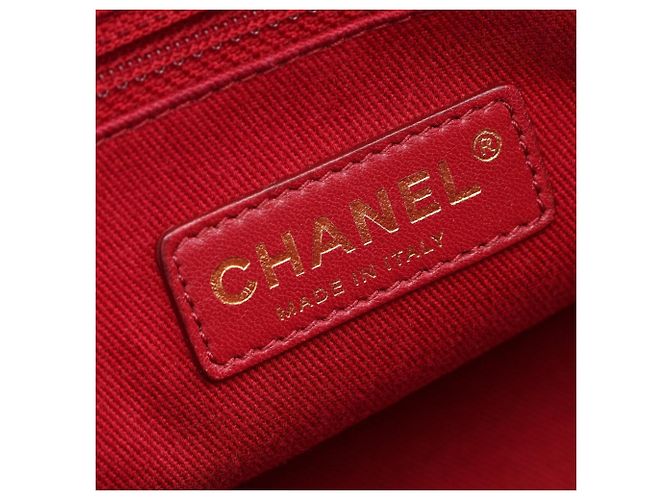 Borsa Bowling Chanel Matelassé Rosso - vista 4