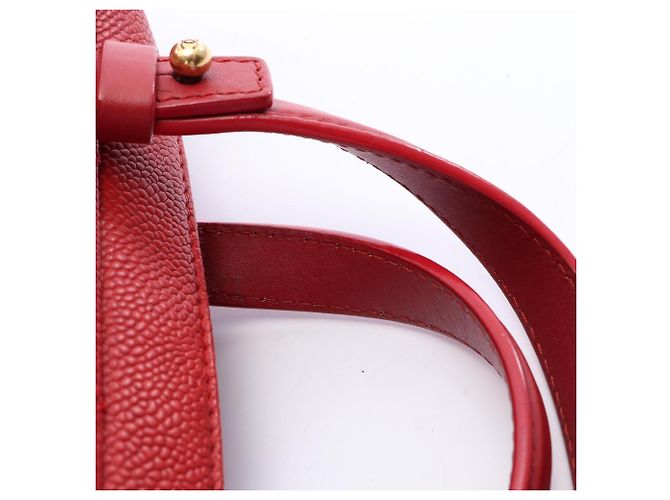 Borsa Bowling Chanel Matelassé Rosso - vista 9