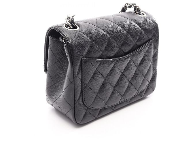 Borsa a tracolla Chanel Mini Matelassé Nero - vista 2