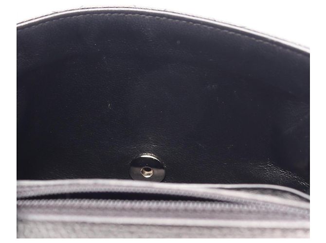 Borsa a tracolla Chanel Mini Matelassé Nero - vista 6