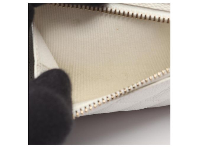 Cartera Chanel Matelassé Tri-fold Blanco - vista 12