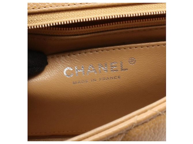 Borsa a tracolla/Borsa a mano Chanel Mini Matelassé Beige - vista 4