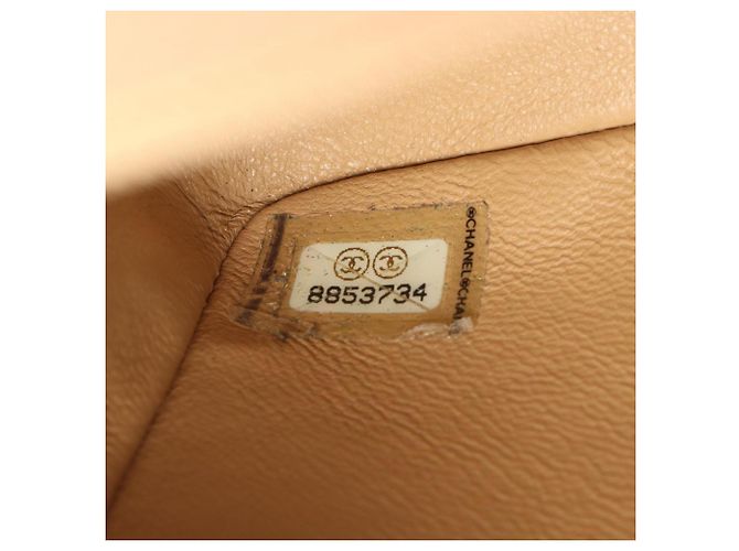Borsa a tracolla/Borsa a mano Chanel Mini Matelassé Beige - vista 5