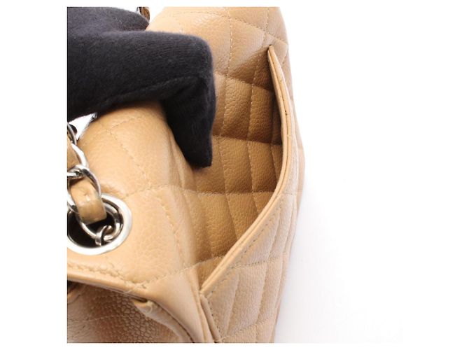 Borsa a tracolla/Borsa a mano Chanel Mini Matelassé Beige - vista 6