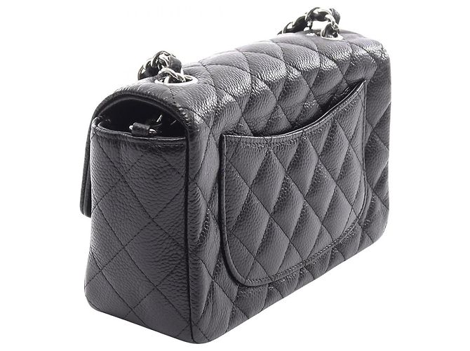 Borsa a tracolla Chanel Mini Matelasse 20 Nero - vista 2