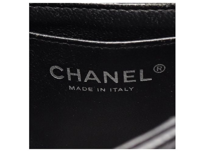 Borsa a tracolla Chanel Mini Matelasse 20 Nero - vista 4