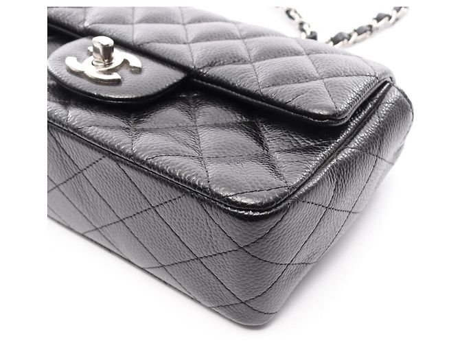 Borsa a tracolla Chanel Mini Matelasse 20 Nero - vista 6