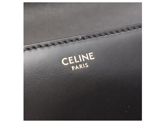 Céline Celine Claude Triomphe Schultertasche Schwarz - Ansicht 4