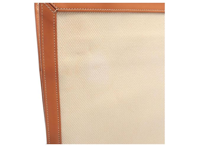 Céline Celine Small Vertical Cabas 2-Way Tote Bag Braun Roh - Ansicht 8