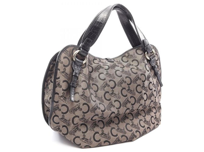 Céline Sac à main Celine Bittersweet C Sulky Large Marron Noir - vue 2