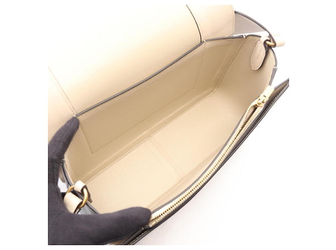 Céline Celine Bolsa de Ombro/Bolsa de Mão Frame Medium Azul Bege - vista 3