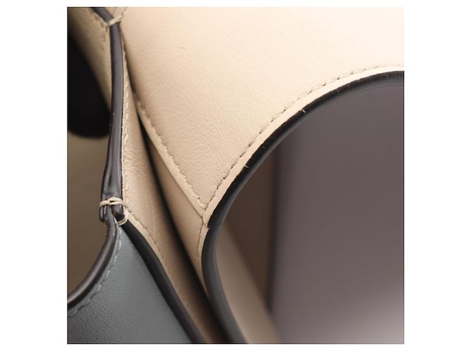 Céline Celine Bolsa de Ombro/Bolsa de Mão Frame Medium Azul Bege - vista 7