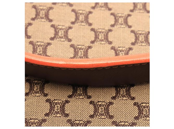 Céline Borsa Tote Celine Macadam Marrone Beige - vista 5