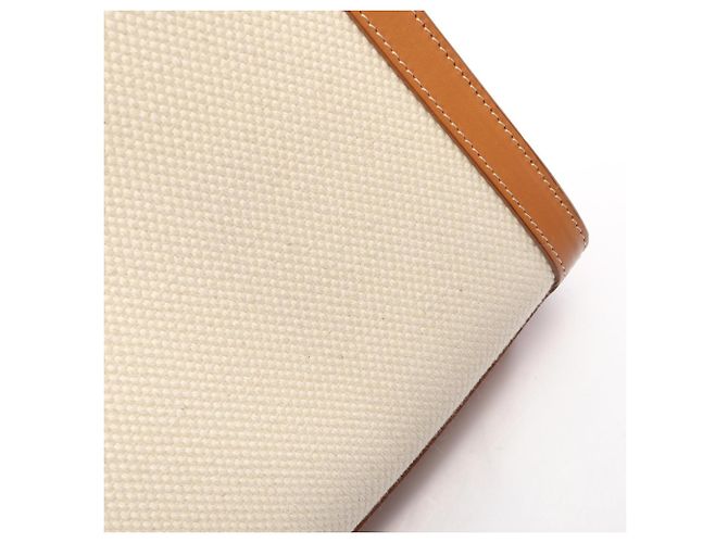 Céline Celine Mini Vertical Cabas Borsa a mano 2-Way Marrone Crudo - vista 8