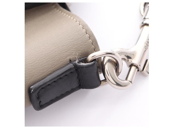 Céline Borsa a mano 2-Way Celine Luggage Nano Shopper Nero Beige Arancione - vista 13