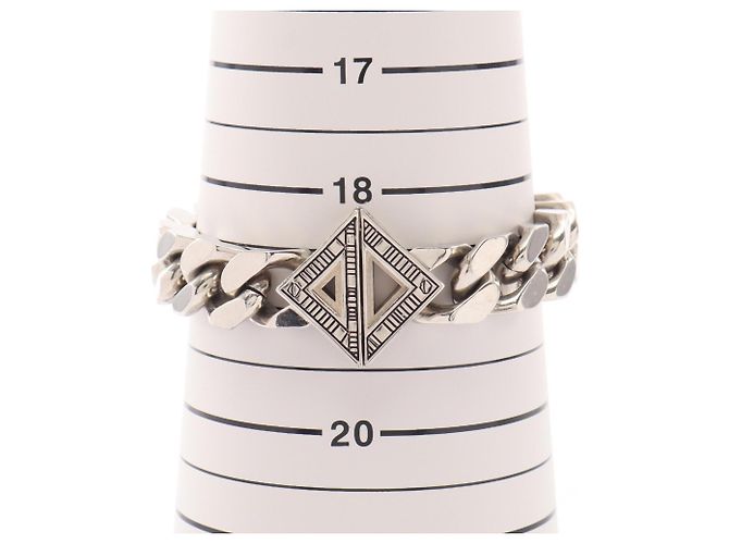 Bracciale con charm argentato Christian Dior Argento - vista 6