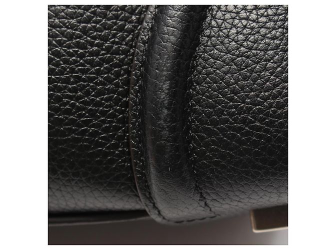Céline Borsa a mano Celine Luggage Micro Shopper Nero - vista 12