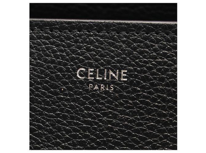 Céline Borsa a mano Celine Luggage Micro Shopper Nero - vista 4