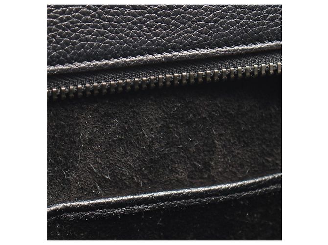 Céline Borsa a mano Celine Luggage Micro Shopper Nero - vista 7