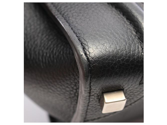 Céline Borsa a mano Celine Luggage Micro Shopper Nero - vista 8