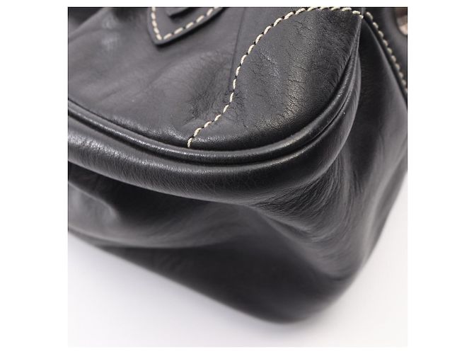 Borsa a mano Christian Dior in pelle nera Nero - vista 6