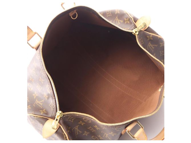 Borsa a mano Louis Vuitton Keepall 45 Monogram Boston Bag Marrone - vista 3