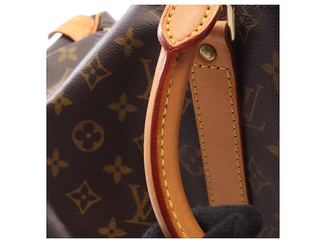 Borsa Boston Louis Vuitton Keepall 45 Monogram Marrone Monogramma - vista 12
