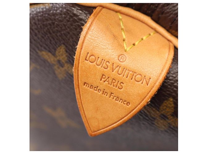 Borsa Boston Louis Vuitton Keepall 45 Monogram Marrone Monogramma - vista 4