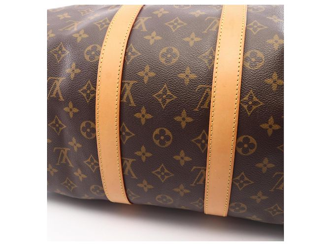 Borsa Boston Louis Vuitton Keepall 45 Monogram Marrone Monogramma - vista 8