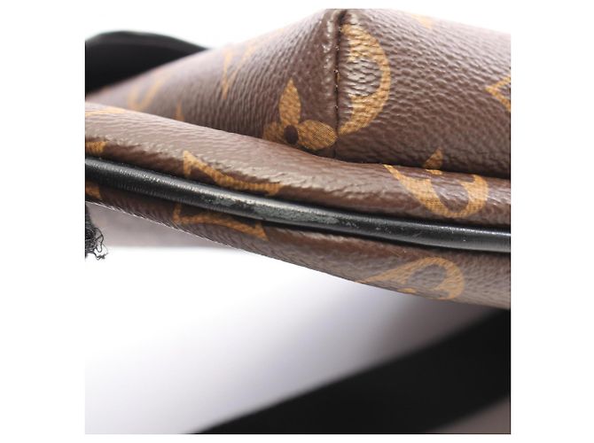 Louis Vuitton Christopher Bumbag Monogram Macassar Marrone Nero - vista 7