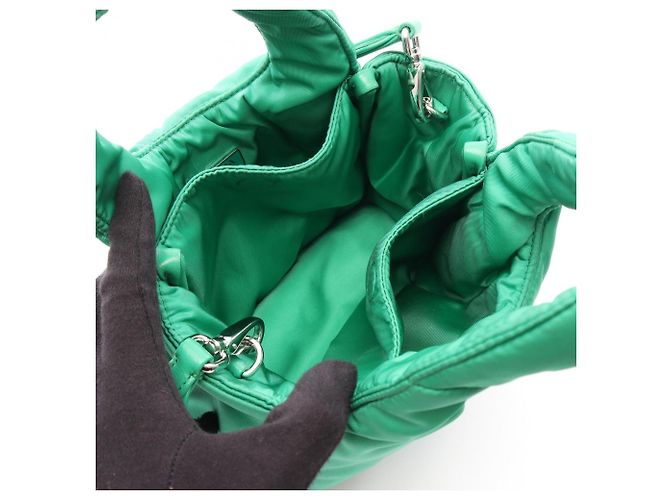 Bolsa Prada acolchoada 2-Way Verde - vista 3