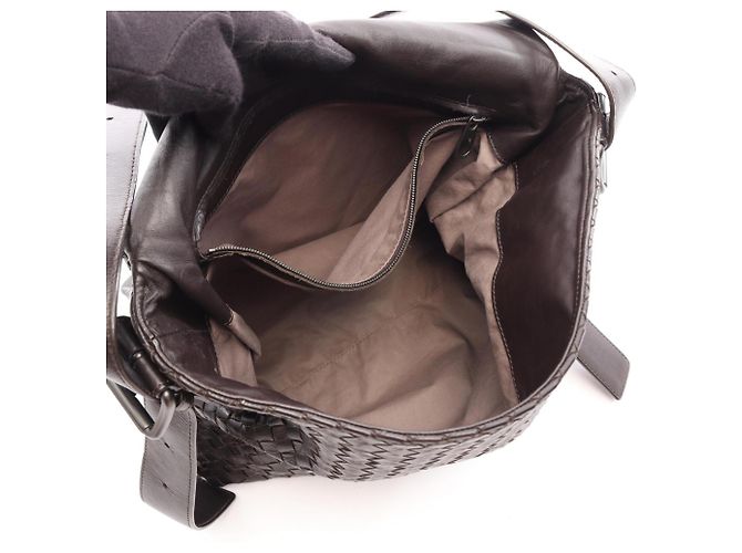 Borsa Bottega Veneta Brown Intrecciato - vista 3