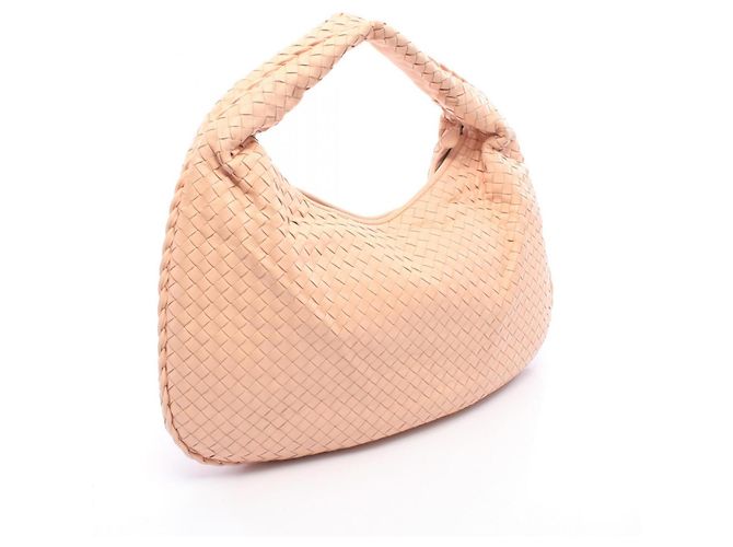 Borsa a tracolla Bottega Veneta Pink Intrecciato Rosa - vista 2